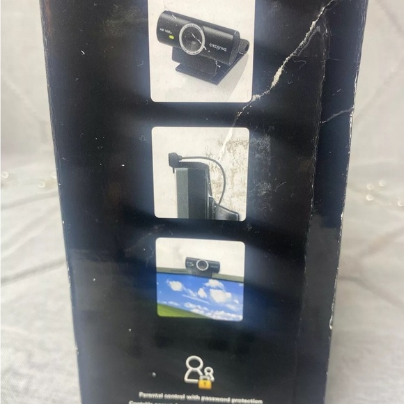 Creative VF0770 Live! Cam Sync HD Access Webcam 720p USB Fast & Easy Open Box - Picture 4 of 12